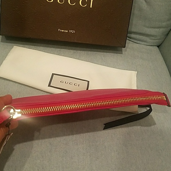 New clutch wristlet AUTHENTIC gucci made in italy - Picture 6 of 8